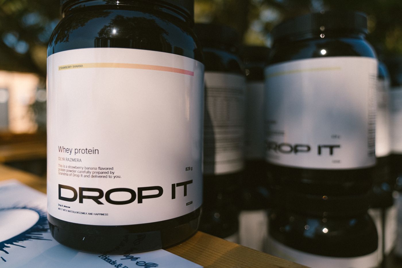 Напитки Drop It на площадке